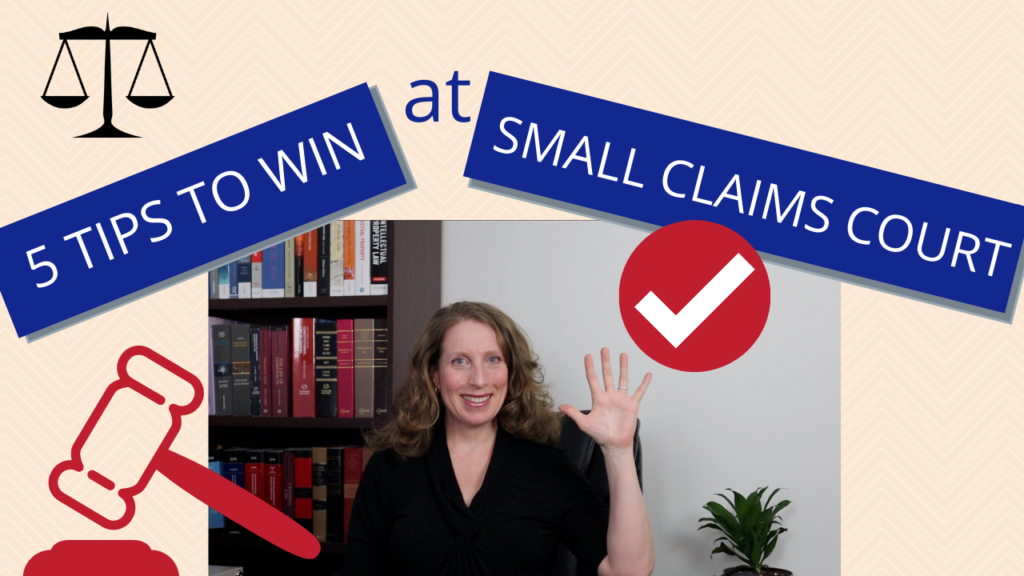 Tips to Help Win at the Ontario Small Claims Court Legal Chat